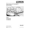 MIELE H398B2 Owners Manual