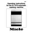 MIELE W1070 Owners Manual