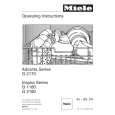MIELE G2170SCSF Owners Manual