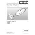 MIELE S147 Owners Manual