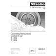 MIELE T1415 Owners Manual