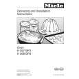 MIELE H398BP2 Owners Manual