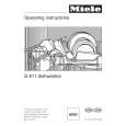MIELE G811 Owners Manual