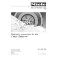 MIELE T9820 Owners Manual